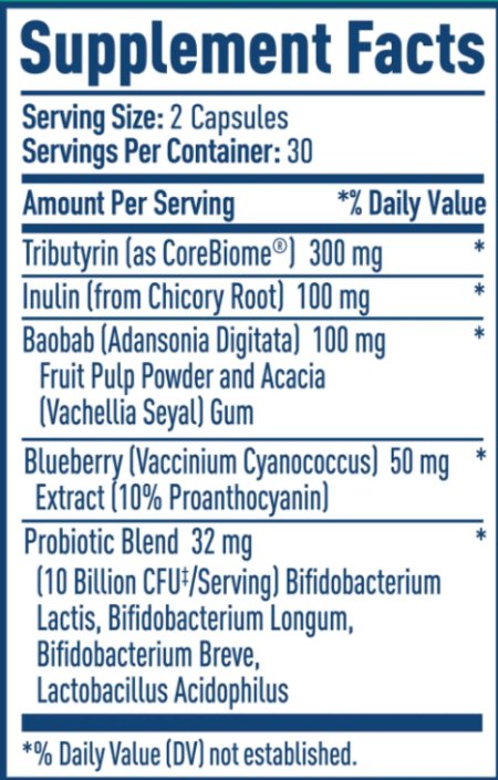 NativePath Native Synbiotic Supplement facts