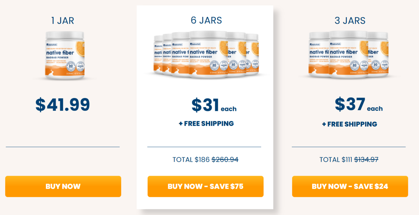 Fiber Baobab Powder Pricing